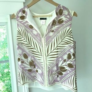 J. CREW Silk sleeveless top